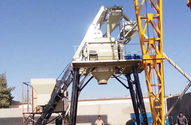 B体育-B体育亚洲官方网站-BSPORT75混凝土搅拌站在乌兹别克斯坦安装作业